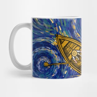 Paddling in a Starry Lake Mug